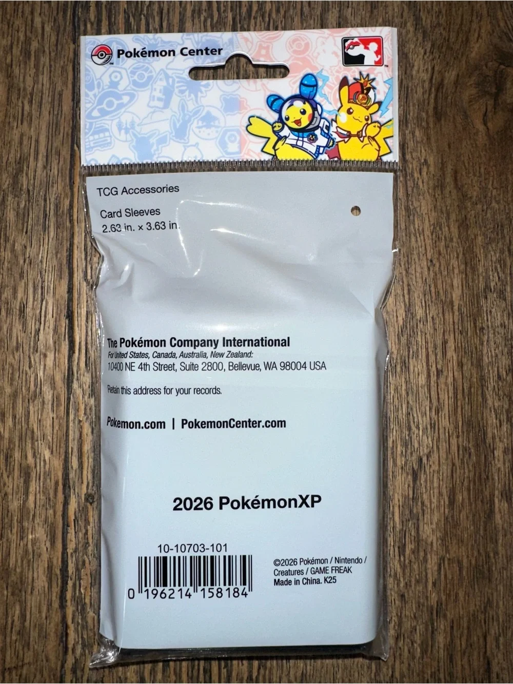 Pokémon XP 2026 San Francisco Exclusive Card Sleeves Pack